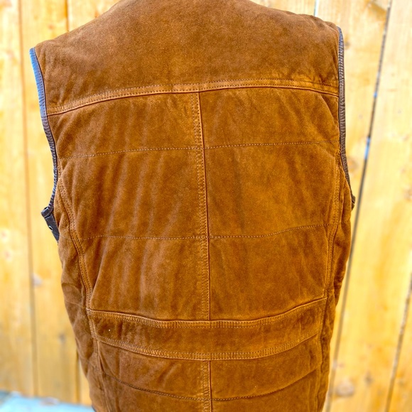 Suede and Leather Vest - Picture 6 of 10